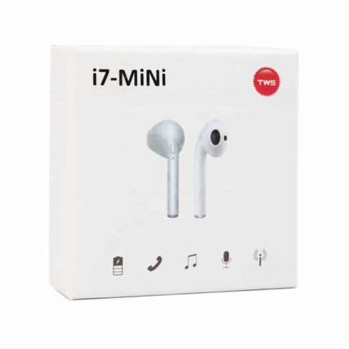 Bluetooth slusalice Airpods i7 mini svetlo plava HQ - Image 5