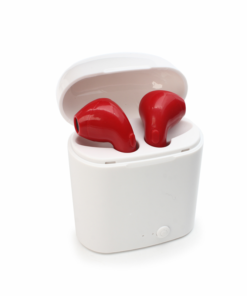 Bluetooth slusalice Airpods i7s TWS crvene
