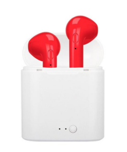 Bluetooth slusalice Airpods i7s TWS crvene HQ