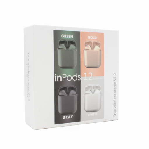 Bluetooth slusalice Airpods Inpods mat crne HQ - Image 5
