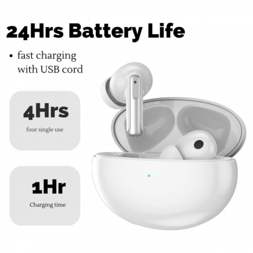 Bluetooth slusalice Airpods Soke XY-70 ANC bele - Image 5
