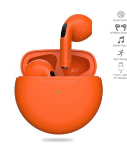 Bluetooth slusalice Airpods T-phox Pro narandzaste HQ