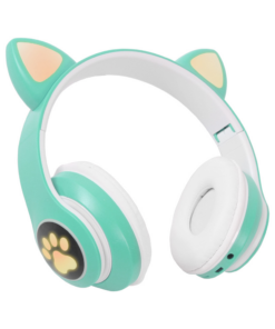 Bluetooth slusalice Cat Ear mint
