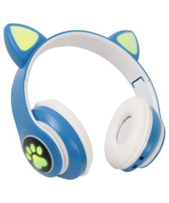 Bluetooth slusalice Cat Ear plave