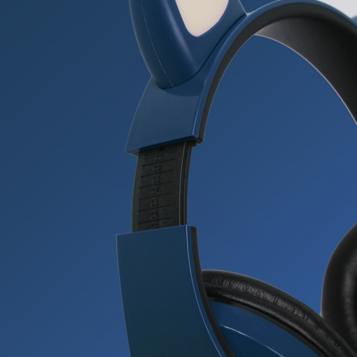 Bluetooth slusalice Cat Ear tamno plave - Image 3