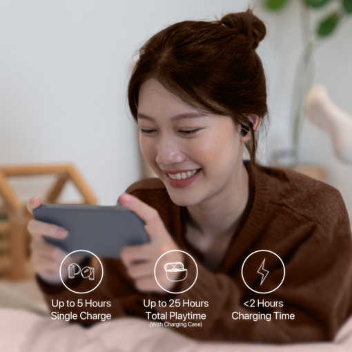 Bluetooth slusalice Fantech TX1 Lite Mithril crne - Image 2