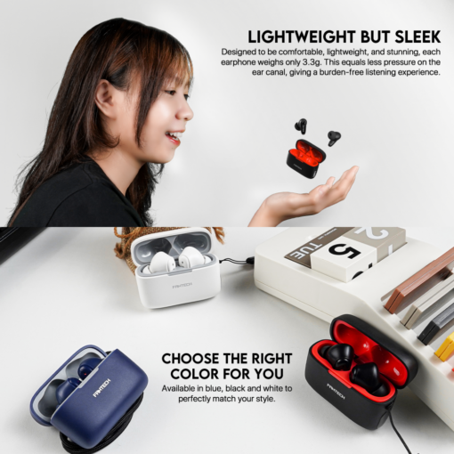 Bluetooth slusalice Fantech Wave 13 bele - Image 4