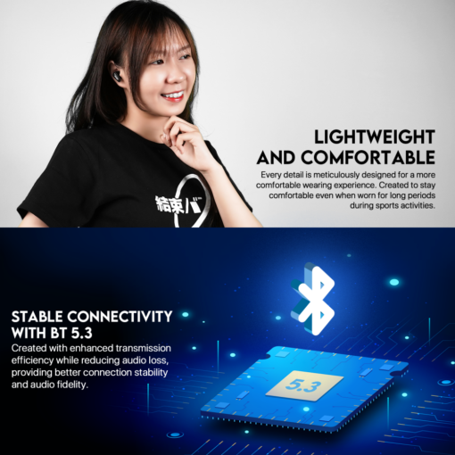 Bluetooth slusalice Fantech Wave 13 crne - Image 4