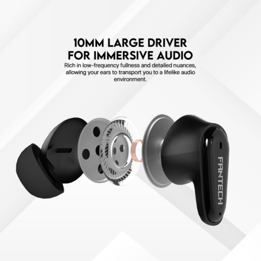 Bluetooth slusalice Fantech Wave 13 crne - Image 5