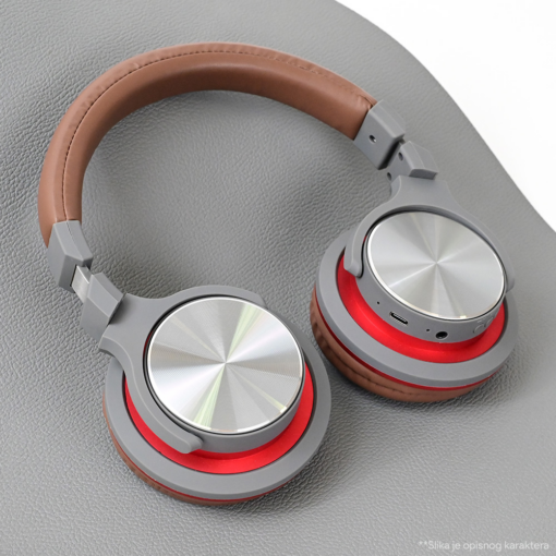 Bluetooth slusalice Lelisu LS-238 zlatne - Image 4