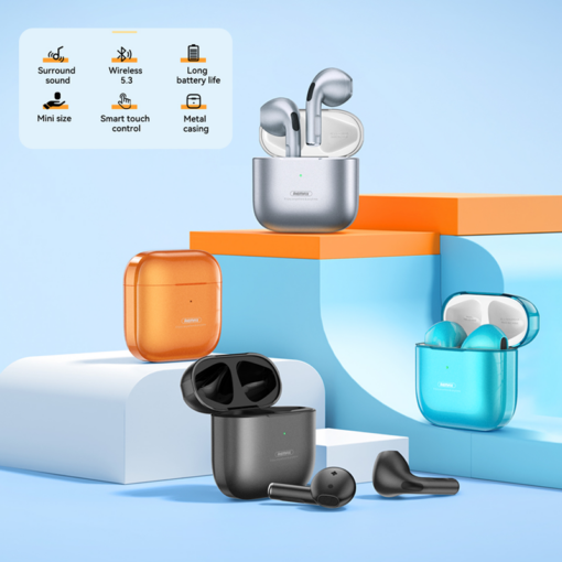 Bluetooth slusalice REMAX TWS-10i metalic srebrna - Image 4