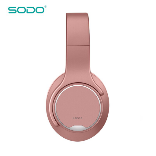 Bluetooth slusalice Sodo MH1 roze - Image 5