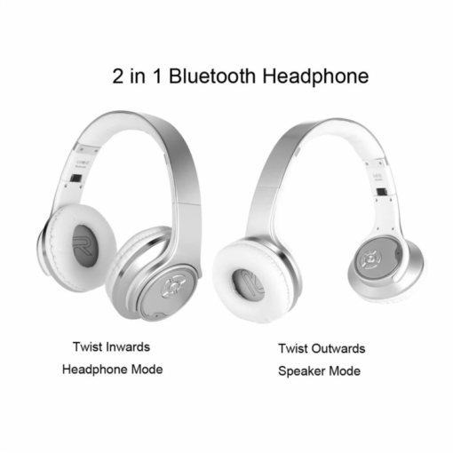 Bluetooth slusalice Sodo MH1 srebrne - Image 3