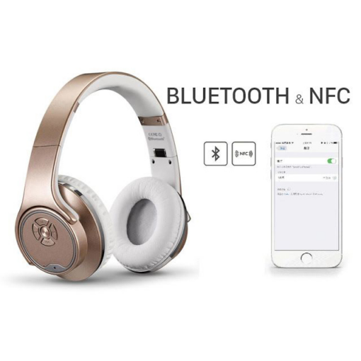 Bluetooth slusalice Sodo MH1 zlatne - Image 4