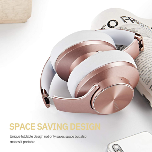 Bluetooth slusalice DOQAUS VOUGE 5 roze - Image 5