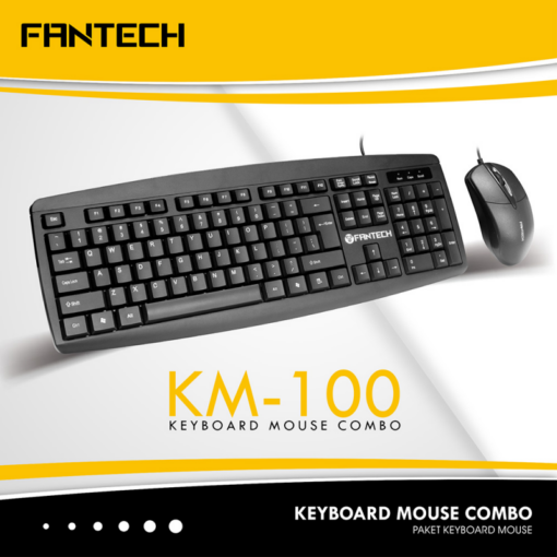 Combo mis i tastatura Fantech KM-100 crni - Image 3