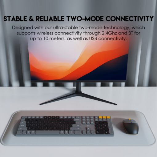 Combo mis tastatura wireless Fantech WK-895 crni - Image 3