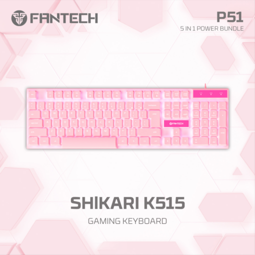 Combo set Gaming Fantech P51 Power 5u1 Sakura - Image 2