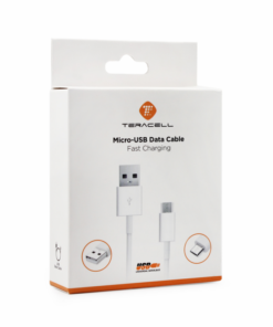 Data kabl Teracell Plus 2.4A micro USB beli 1.2m