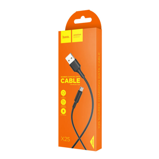 Data kabl HOCO X25 Soarer micro USB 1m crni - Image 5