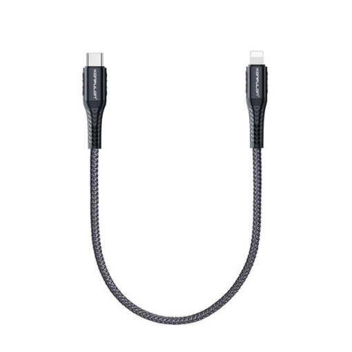 Data kabl KONFULON DC36 PD 20W Super Fast Charge Type C na lighting crni 0.2m - Image 2