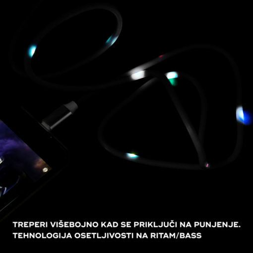 Data kabl KUCIPA K257 micro USB 1m crni - Image 2