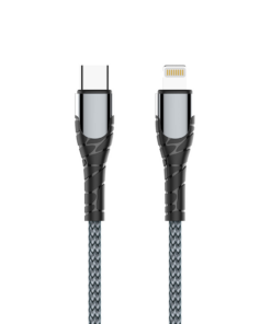 Data kabl LDNIO LC111 PD Type C na iPhone lightning 30W HQ sivi 1m