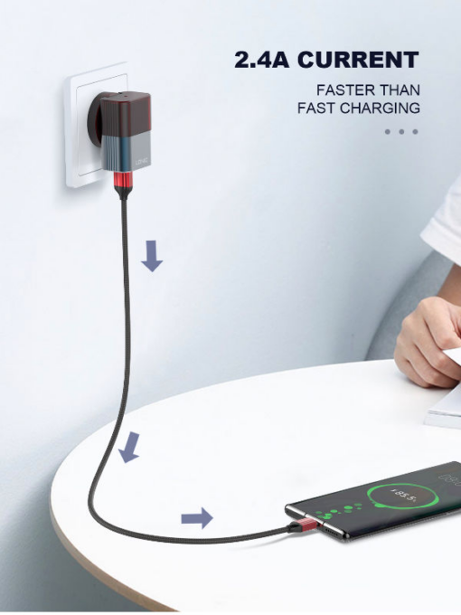 Data kabl LDNIO LS431 micro USB crni 1m - Image 4