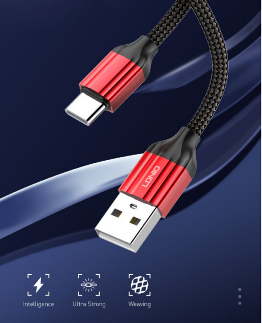 Data kabl LDNIO LS431 Type C crni 1m - Image 3