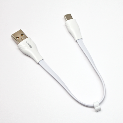 Data kabl LDNIO LS550 2.4A Type C 0.2m beli - Image 3