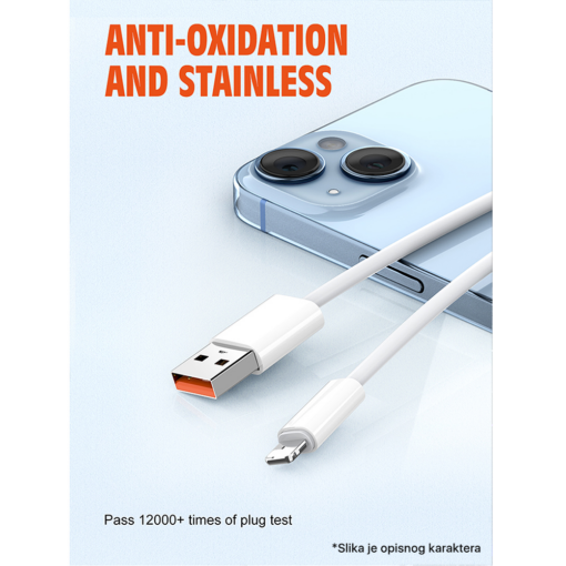 Data kabl LDNIO LS892 25W Fast micro USB 2m beli - Image 2