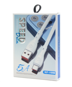 Data kabl micro USB XF-100 5A 1m beli