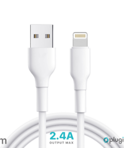 Data Kabl Pluginn PI-AL 2.4A USB na Lightning beli 2m