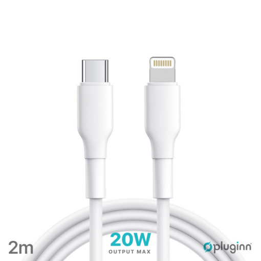 Data Kabl Pluginn PI-PDL 20W Type C na Lightning beli 2m