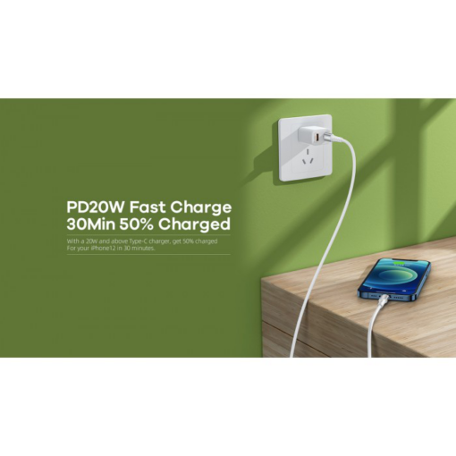 Data kabl REMAX Chaining Series II PD 20W Fast Charging RC-198i Type C na iPhone lightning beli - Image 4