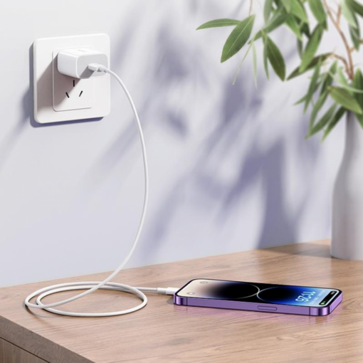 Data kabl REMAX Dofon Series 20W PD Fast Charging  1M  RC-C026 Type C na iPhone lightning beli - Image 5