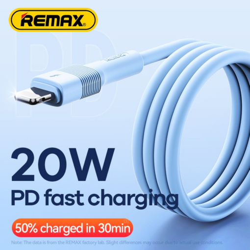 Data kabl REMAX Leya Series PD 20W Fast Charging RC-C056 Type C na iPhone lightning beli - Image 5