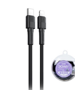 Data kabl REMAX Leya Series PD 20W Fast Charging RC-C056 Type C na iPhone lightning crni