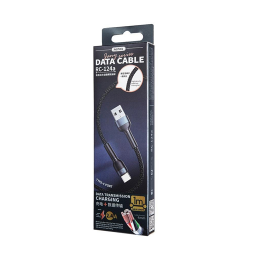 Data kabl REMAX RC-124a 2.4A Type C crni - Image 3