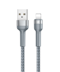 Data kabl REMAX RC-124i  2.4A iPhone lightning sivi