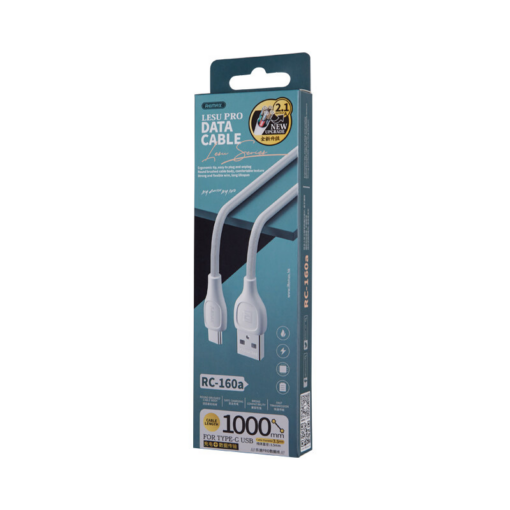 Data kabl REMAX RC-160a 2.1A Type C beli - Image 2