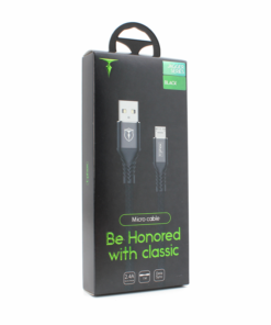 Data kabl T-phox Jagger T-M814 Micro USB 2.4A crni 1m