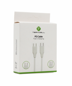 Data kabl Teracell Plus 45W PD Type C na Type C beli 1m