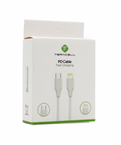 Data kabl Teracell Plus 27W PD Type C za iPhone 11/12/13 lightning beli 2m