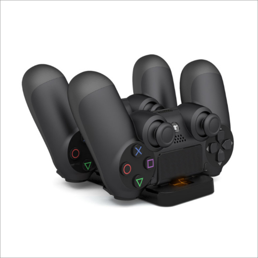 Dobe TP4-002 Punjac za PS4 kontrolere dual crni - Image 3
