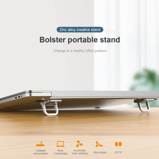 Dodatni podizaci za laptop Nillkin Bolster srebrni - Image 5