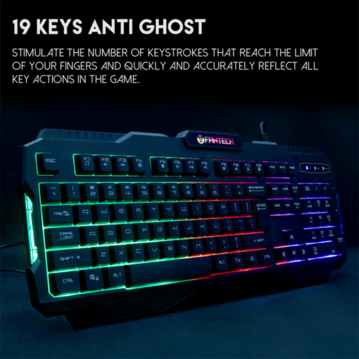 Tastatura Gaming Fantech K511 Hunter Pro crna - Image 2