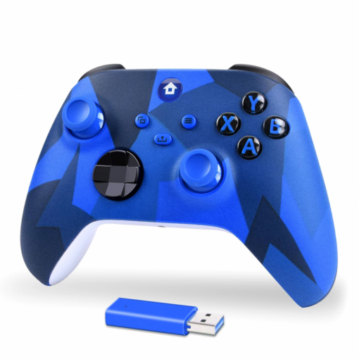 Joypad WIFI kontroler za XBOX One, XBOX X series, PC Windows, PS 3 mermerno plava - Image 2