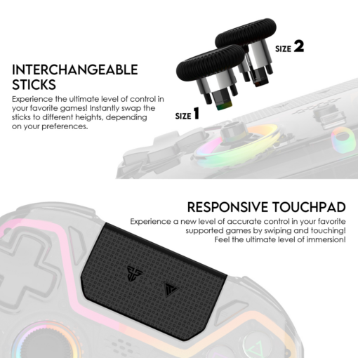 Joypad wireless Fantech WGP14V2 NOVA PRO multiplatform plavi - Image 3