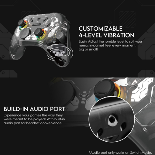 Joypad wireless Fantech WGP15 EOS PRO multiplatform RGB crni - Image 3